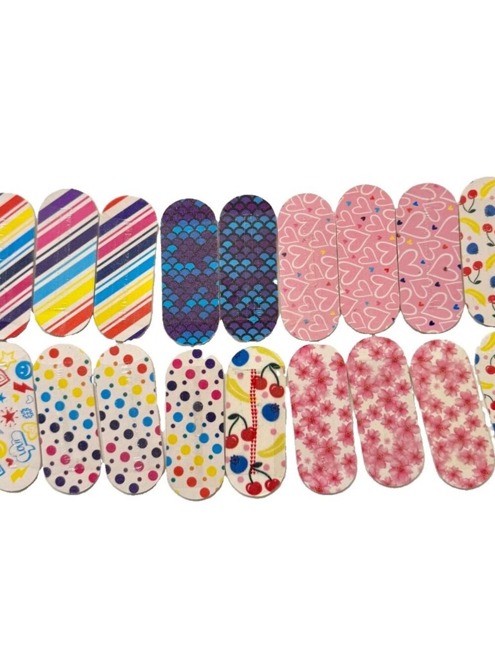 Color Street Nail Emory Board Lot Mani Pedi 21pcs Mini 3" Double Sided Files New